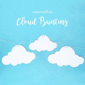 Cloud Bunting Flag